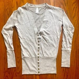 Wheat colored Cardigan - Small